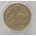 AUSTRALIA 2000 . ONE 1 DOLLAR COIN . ERROR . MULE . STRUCK ON TEN 10 CENTS